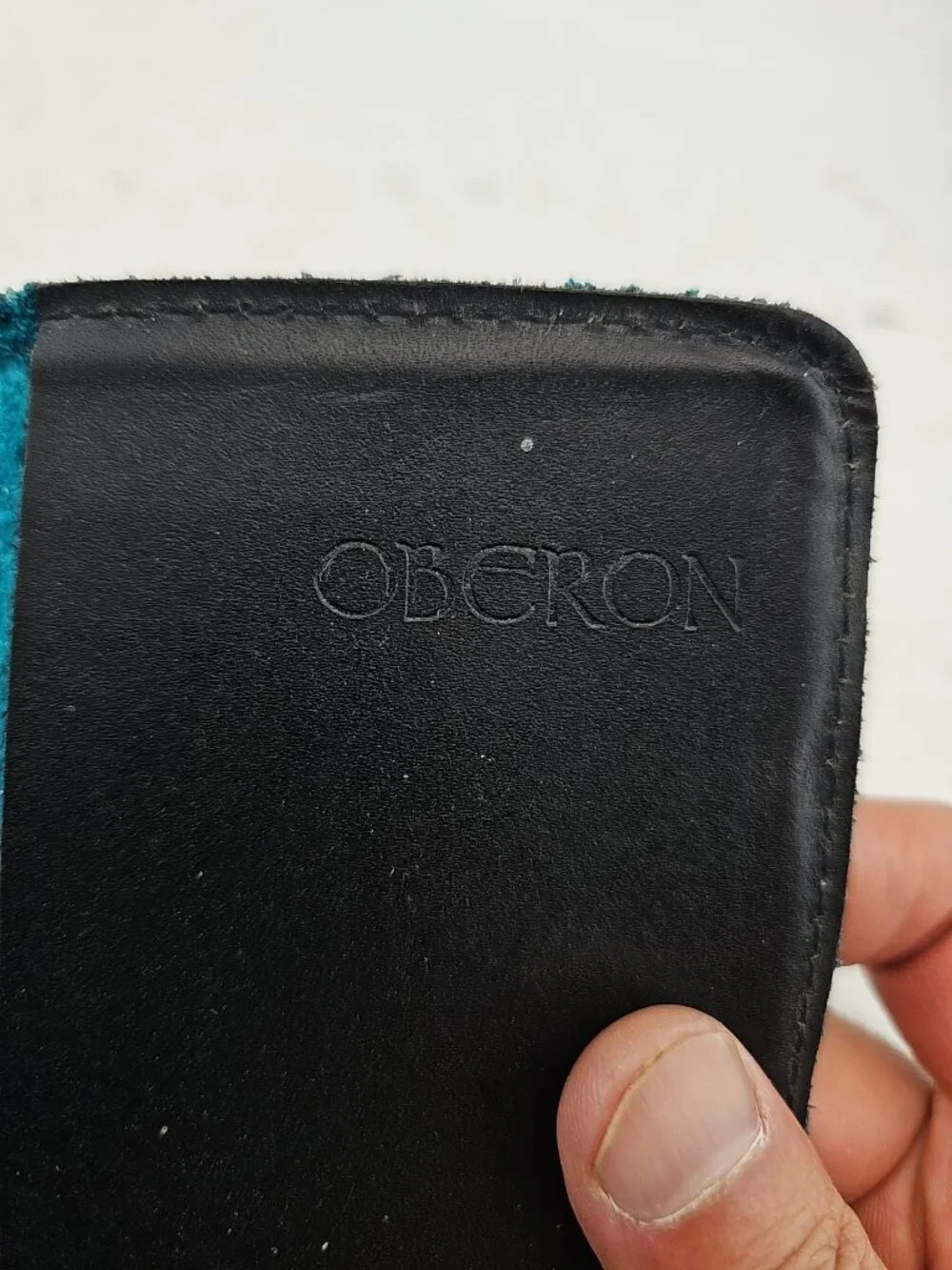 Oberon Design handcrafted teal
